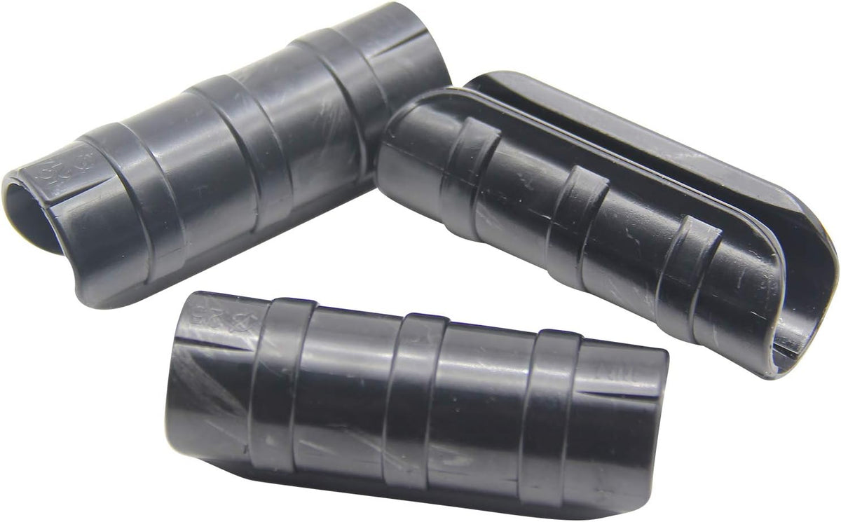 Garden Greenhouse Clips Pack of 10, Black, Outer Diameter 0.94-1.02in, ABS+PC Material, High-Temperature & Cold Resistant