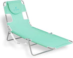 Ostrich The Original Chaise Lounge 72 x 22 Inch Portable Reclining Lounger
