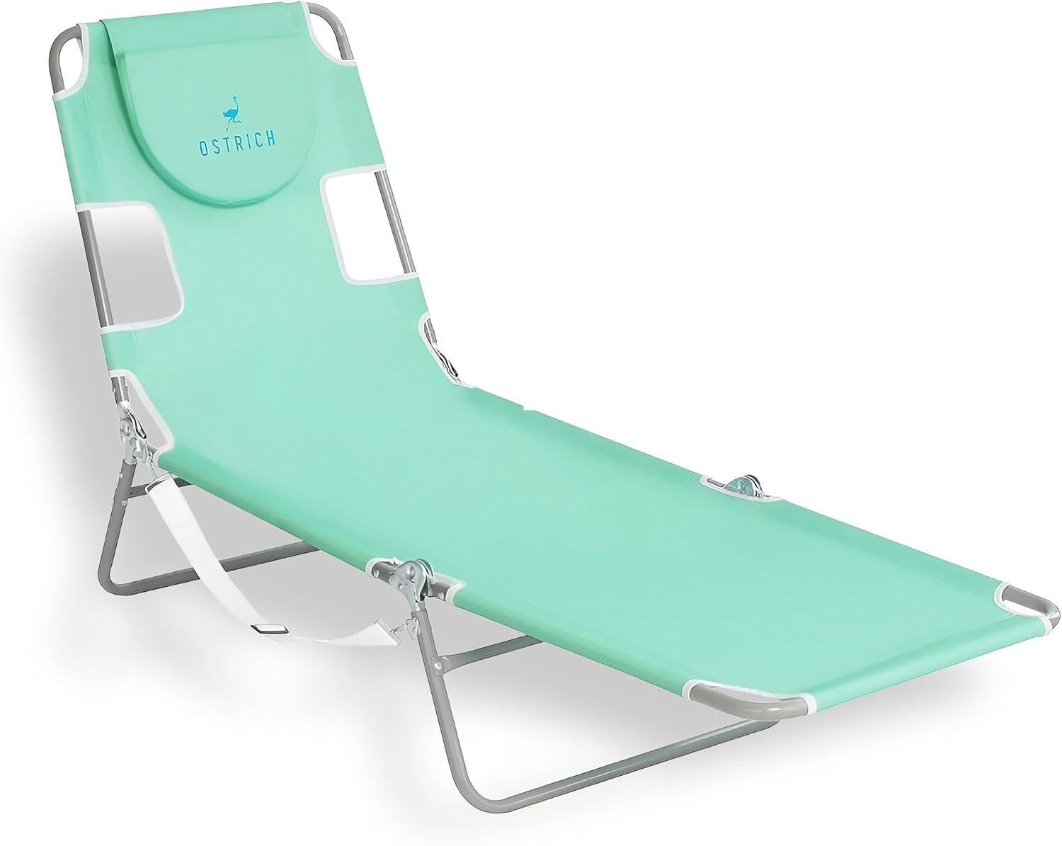 Ostrich The Original Chaise Lounge 72 x 22 Inch Portable Reclining Lounger