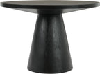 ERYE Wooden Round Dining Table Stable for Home Apartment, Contemporary Round Dinner Table with Natural Wood Grain Variation, Easy to Assemble, 44"