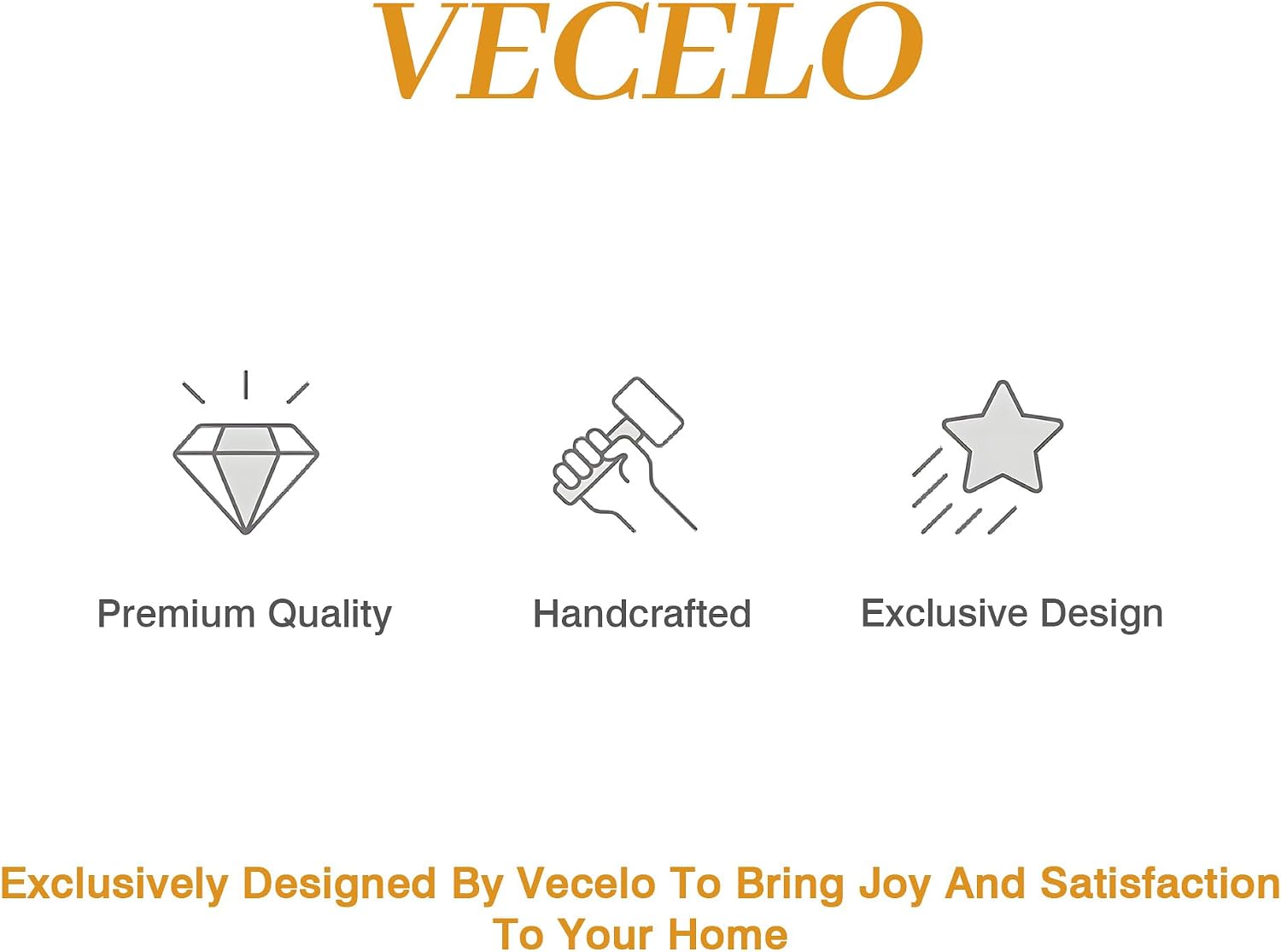 VECELO Modern Side Table, Round Small End Table, Exclusively Designed Hand-Crafted Small Nightstand, Solid Wood,Oak top with Black Metal Legsfor Bedrooms, Living Rooms, 2-Pack
