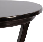 Kate and Laurel Aja Modern Metal Round Side Table; 15 x 15 x 23; Gray Gunmetal; Decorative Geometric End Table with Unique Slanted Legs for Use as Bedroom Nightstand or Living Room Indoor Plant Stand