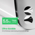 VIVOSUN Black and White Panda Film, 10' x 100' 5.5 Mil Poly Film, Blackout Tarp for Warm House