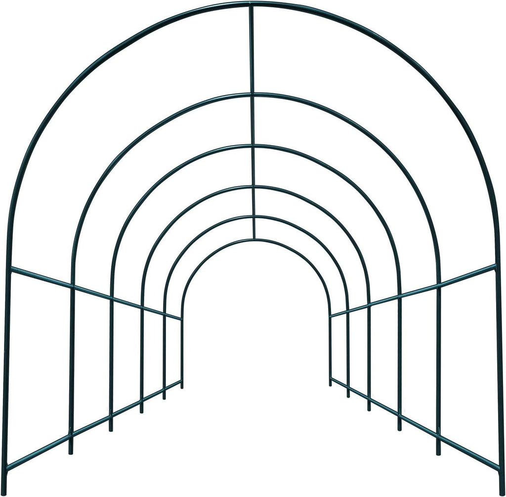 Strong Camel Greenhouse Replacement Frame for Larger Hot Garden House, Support Arch Frame Climbing Plants/Flowers/Vegetables (16.4'x 7' x 7.2')