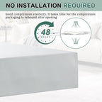 Extra Thickness 3 Layer Couch Cushion Replacement, 26"x26"x6" Sofa Cushions Replacement,100% 25D Foam Upholstery, Supportive&Soft Sofa Foam with Removable Cover