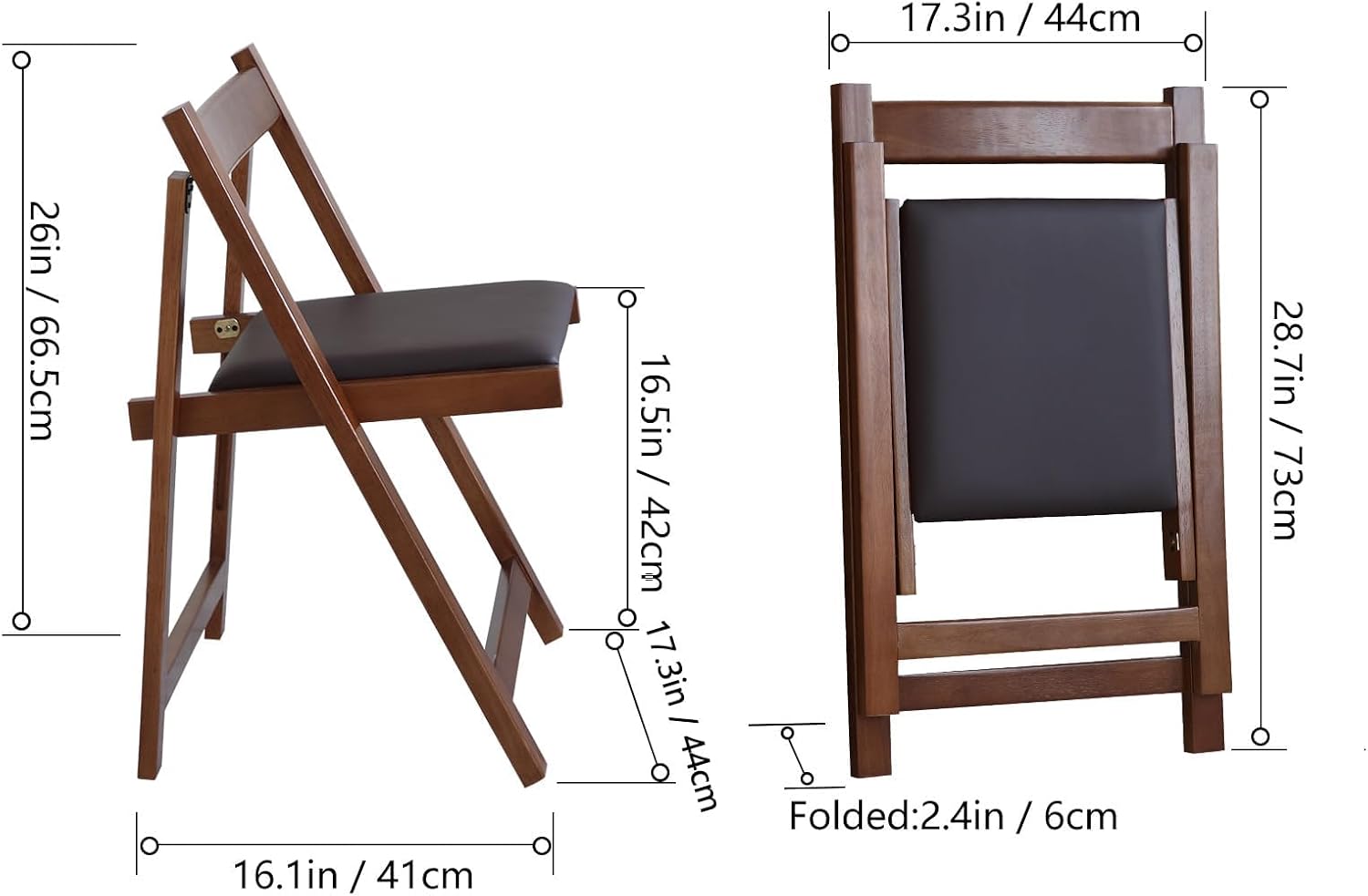 COMUHOME Extendable Drop Leaf Folding Dining Table with 4 Chairs, Collapsible Folable Dining Table with 2 Drawers and 4 Wheels, Space Saving Table for Living Room Kitchen Farmhouse in Walnut
