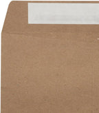 LUXPaper Square Invitation Envelopes | Peel & Press | 8 1/2" x 8 1/2" | Grocery Bag Brown | 70lb. Text | 50 Qty