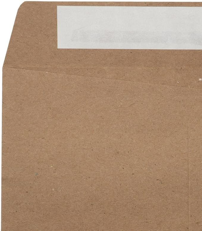 LUXPaper Square Invitation Envelopes | Peel & Press | 8 1/2" x 8 1/2" | Grocery Bag Brown | 70lb. Text | 50 Qty