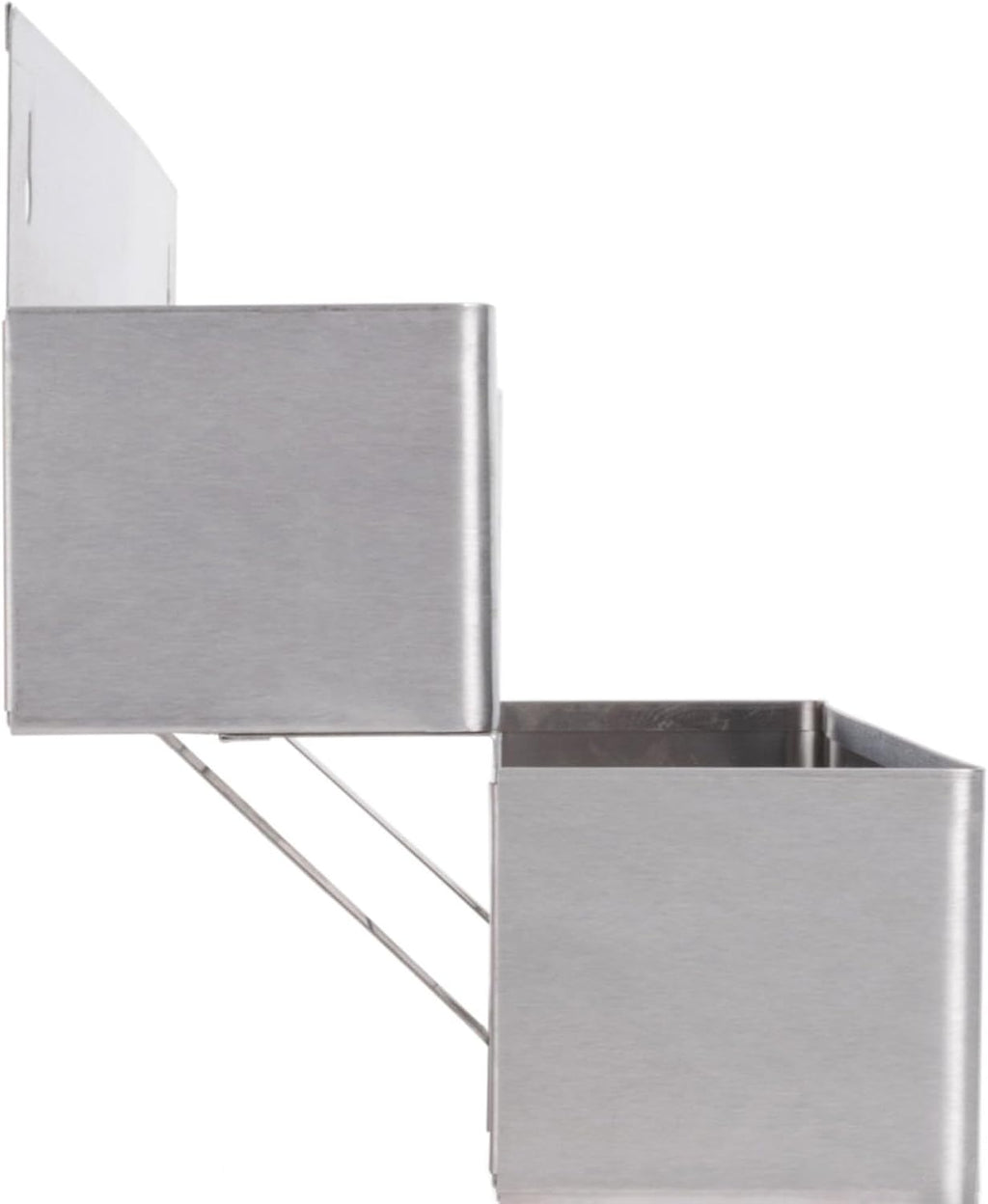 PRO&Family 30" Commercial Stainless Steel Liquor Display Rack, Bar Bottle Organizer, Heavy Duty Countertop & Underbar Shelf for Bars, Restaurants, Home Bar, Beverage Stations