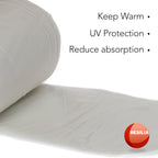 RESILIA Clear Greenhouse Sheeting - UV-Protected, Heavy-Duty Gauge Outdoor Polyethylene Cover for Weatherproofing Greenhouses, Garden, Plants, 12' by 28' Roll, 6 Mil, 0.006 Inch, Thick, Made in USA