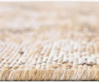 Unique Loom Outdoor Traditional Collection Area Rug - Valeria (4' 1" x 6' 1" Rectangle, Natural/ Ivory)