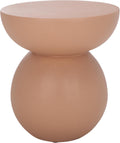 SAFAVIEH Home Collection - Ailani Accent Table, Terracotta Round Side Table with Sculptural Base, Fully Assembled (ACC2802C)