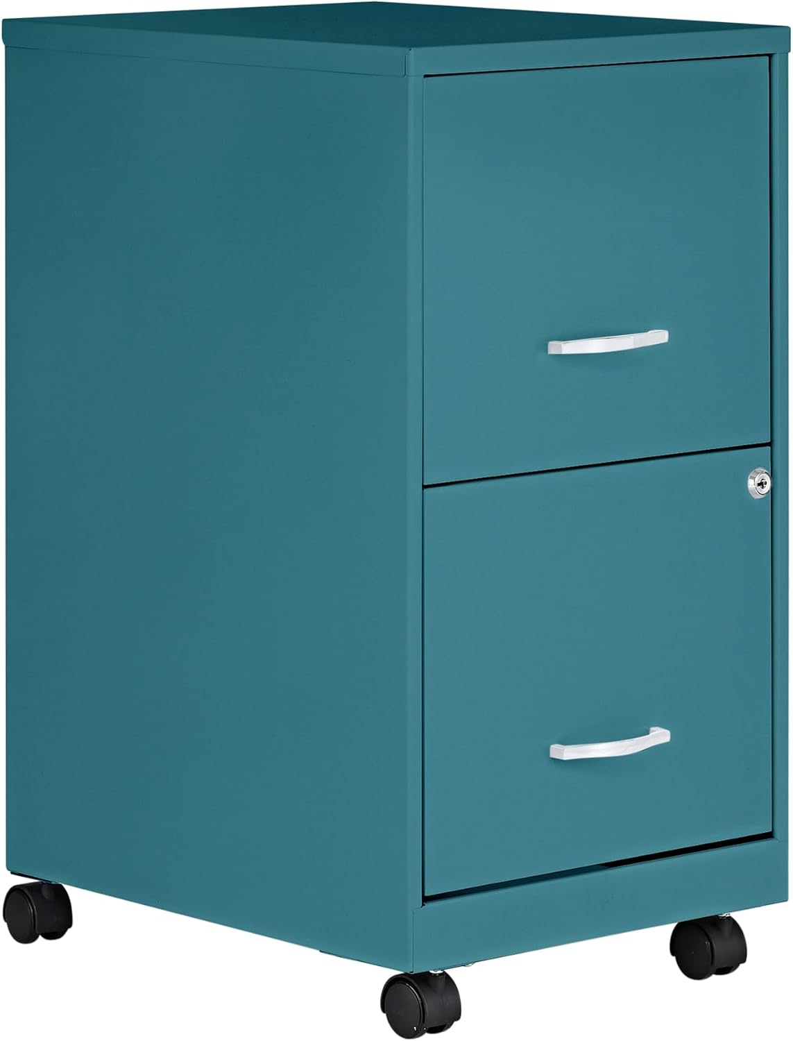 Lorell LYS SOHO File/File Mobile Cabinet, Teal