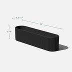 Veradek Demi Series Window Box Planter - Round Outdoor Planter
