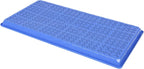 SUNPACK 10" x 20" Heavy Duty Mesh Plastic Seed Starting Tray, Blue, 1" (Pack of 10) - Ensures Water Drainage and Aeration, Perfect for Greenhouses or Indoor Gardening
