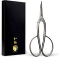 Wazakura Yasugi Stainless Steel Made in Japan Ashinaga Bonsai Scissors 8" (200 mm), Pruning Shears, Japanese Gardening Tools - Yasugi Stainless Steel Traditional Ashinaga