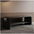 Modern Doorway Shoe-Changing Stool Shoe Cabinet Storage Two-Purpose Bedroom Simple Bedside Bench for Sitting Entryway(Black,Medium)