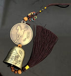 Traditional Lucky Feng Shui Wind Chime Bell Hanging Ornament Decoration for Protection Success Peace and Wealth (Horse)