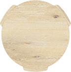 Alpine Furniture Sloane 20 in. W Round Wood End Table in Natural Driftwood