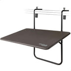 AKTIVE Folding Balcony Table, Grey, 61034