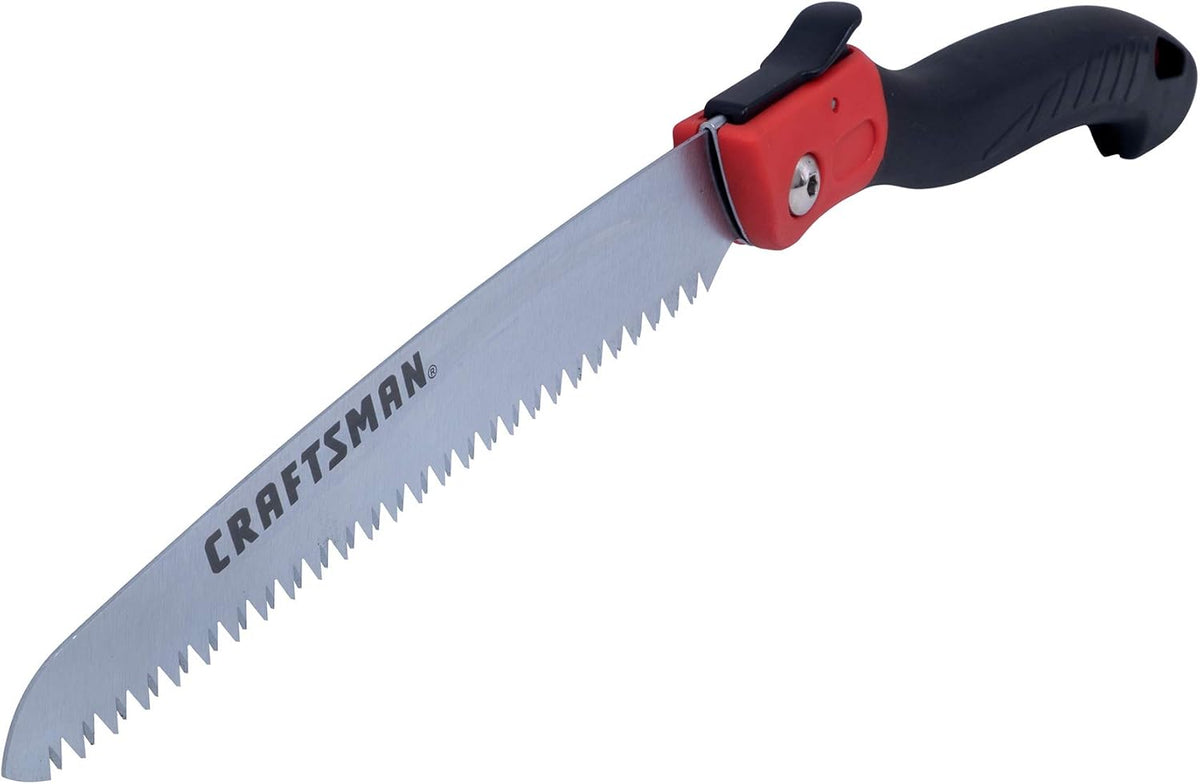 CRAFTSMAN Folding Hand Saw, 8 in. Blade, Compact Design, for Camping, Pruning, Cutting Wood, Branches or Brush