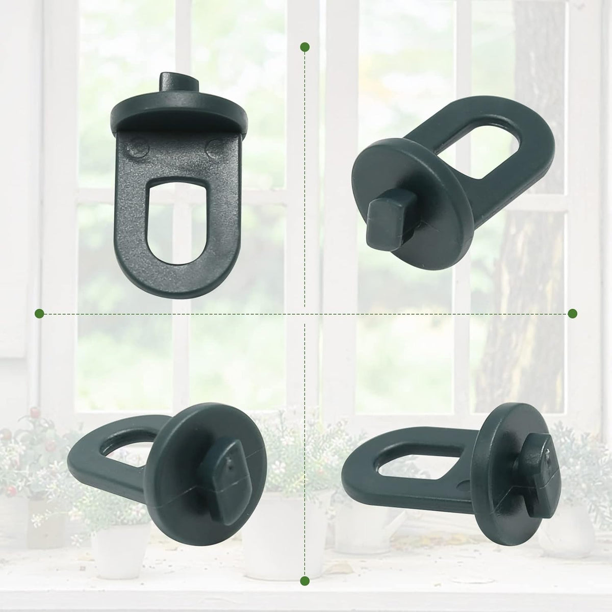 50pcs Greenhouse Hooks Plant Hangers Plant Clips Hook Accessories for Greenhouse