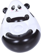 Cute Inflatable Couch Seat with Panda Cartoon, Soft Portable Chair for Garden, Playing in the Garden, Camping or Travel Adventure