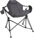 Hammock Camping Chair Folding 350lbs Foldable Portable Rocking Chairs for Adults Outside Swinging Camp with Stand Lawn Garden Hanging Outdoor