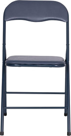 Flash Furniture Madison 5-Piece Folding Card Table and Chair Set, Navy | Portable, Indoor/Outdoor, Event Table and Chairs