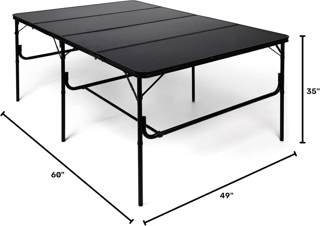 Warzone Studio Folding Table for Wargames (Dark Grey, 60 x 48 inch)