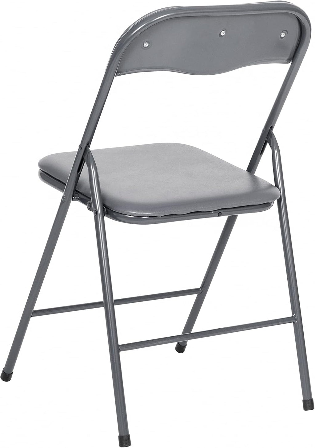 Flash Furniture Madison 5-Piece Folding Card Table and Chair Set, Gray | Portable, Indoor/Outdoor, Event Table and Chairs