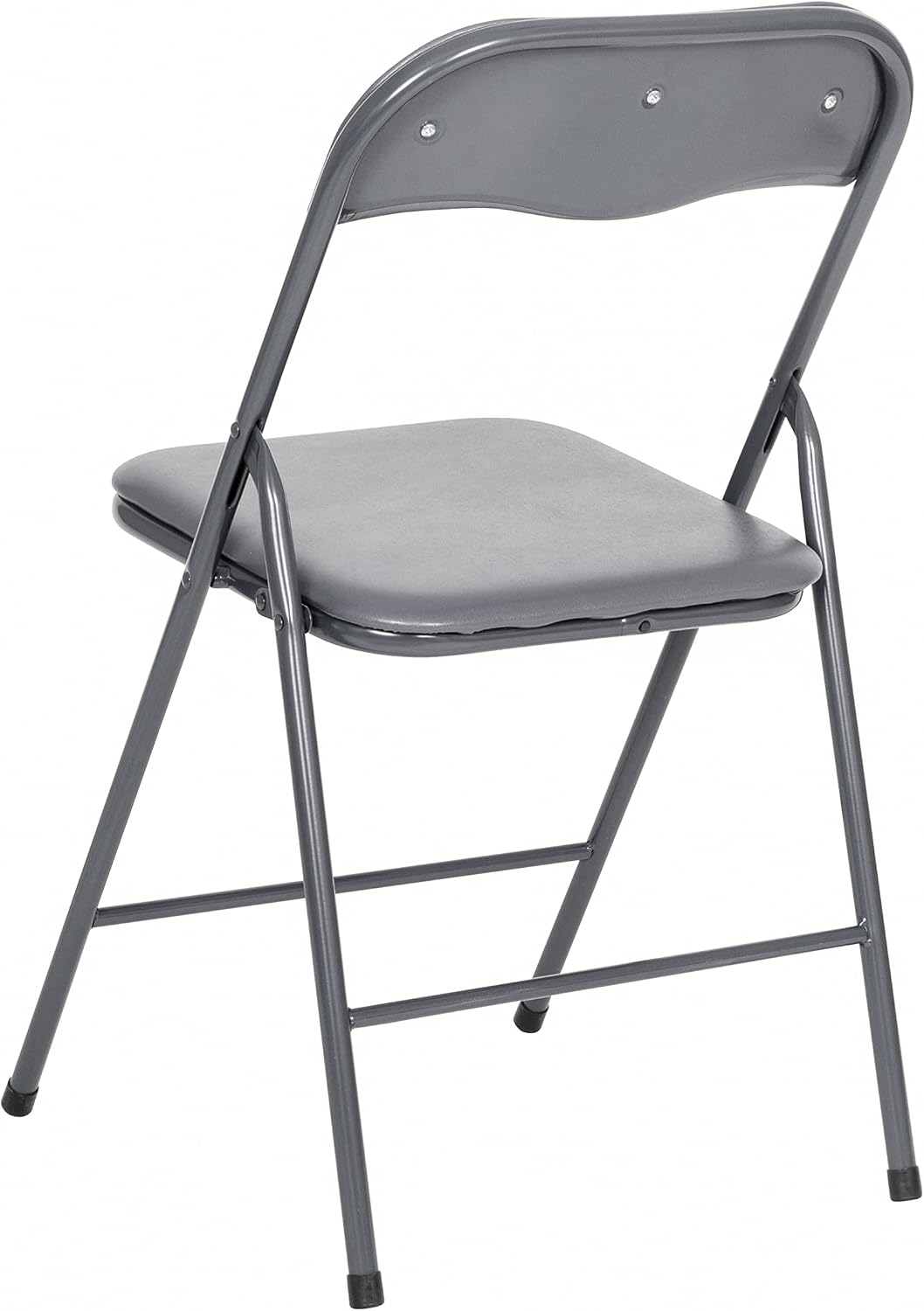 Flash Furniture Madison 5-Piece Folding Card Table and Chair Set, Gray | Portable, Indoor/Outdoor, Event Table and Chairs