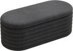 Modern Storage Bench, End of Bed Stool for Bedroom Living Room Entryway Closet