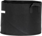 FCMP Outdoor 20-Gallon Modern Lightweight Non-Woven Insulating Fabric Breathable Grow Bags for Indoor or Outdoor Gardening, Black (5 Pack)