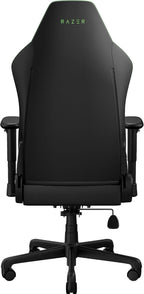 Razer Iskur V2 X NewGen Ergonomic Gaming Chair, Black/Green | Gen-2 EPU Leather with CoolTouch, Lumbar Support, Ultra-Wide Base, Foam Cushions, Adjustable 152 Degree Recline, 2D Armrests