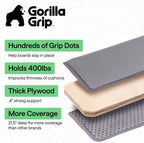 GORILLA GRIP Couch Cushion Support Board for Sagging Sofas, 21.5x70 Gray | Heavy Duty Slip Resistant Thick Boards Add Strong Seat Supports for Couch, Replacement Stuffing Firmer Couches Accessories