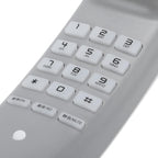 Upgrade A061 White Table Wall Mounting Extension Telephone Corded Phone Desk Phone with One Key Re Dial Save Space for Home Business