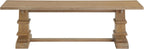 Crosley Furniture Joanna Wood Dining Bench for Entryway or Mudroom, Rustic Brown