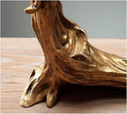 Small Deer Antler Wine Rack – Free-Standing Countertop Holder for Wine Bottles and Storage