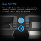 AC Infinity Large Trim Tray System 20-Inch, Interchangeable 3-Tray & 2-Screen Kit, Ergonomically Designed for Lap or Table Trimming, Plant Harvest Set to Collect Leaves and Pollen