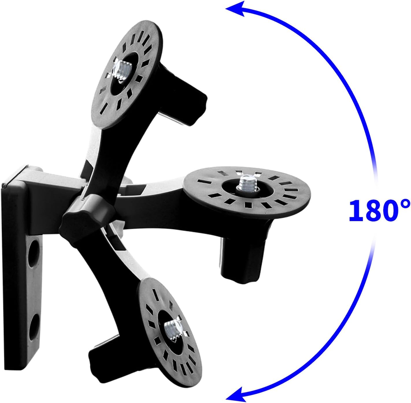 2 Pack Adjustable Wall Mount Compatible with Wyze Cam Pan V3/V4, Black | 180 Degree Swivel Adjustable Mount Camera Wall/Ceiling Indoor/Outdoor Mounting Bracket for Blink Mini Pan-Tilt Camera