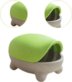 Turtle Storage Stool, Cute, Multipurpose Storage Ottoman Girls Gifts, Green