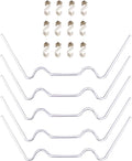 100x Thick Stainless Steel "W" Wire "Z" Fixing Elite Greenhouse Repair Glazing Clips (50x W Glazing Clip and 50x Z Fixing Clip)