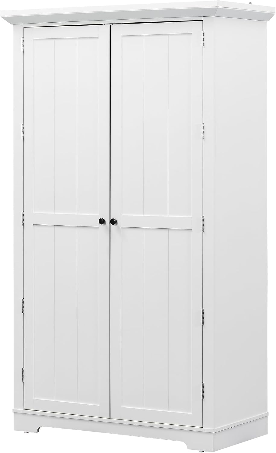 roomfitters 72" Kitchen Pantry Organizers and Storage Kitchen Cabinet, Hutch with Door Spice Racks and 6 Drawers, White