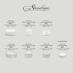 Stonebriar 96 Count White Unscented Smokeless Long Burning Clear Cup Tea Light Candles with 6 to 7 Hour Burn Time