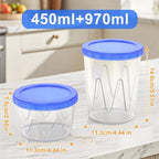 Freezer Storage Containers Deli Containers with Lids BPA Free Microwave and Dishwasher Safe,Food Storage Containers with Lids,Soup Containers for Oats/Salad