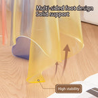 Acrylic Side Table and Nightstand, Clear Coffee Table, End Table,Transparent Home Decoration, Suitable for Living Rooms, Bedrooms, Small Spaces(19.7 * 22.8in)