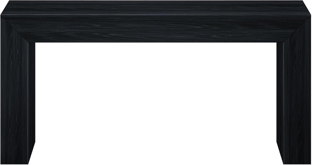 Plank+Beam Grand Console Table, 66 Inch, Black Wirebrush