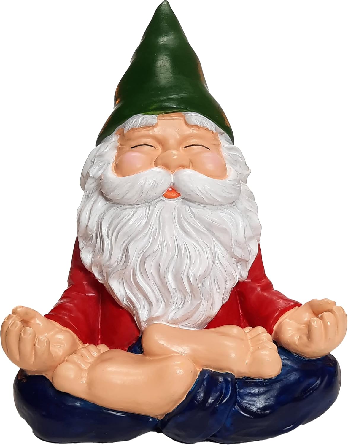 Spoontiques - Decorative Garden Statue - Colorful Home Décor for Indoor or Outdoor Use - Patio Decoration - Garden Accessory - Yoga Gnome Garden Statue