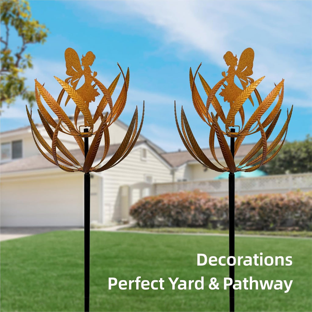 Wind Spinner for Yard and Garden Metal Kinetic Wind Sculptures for Outdoor Decorations(63 x 12.99 inches)